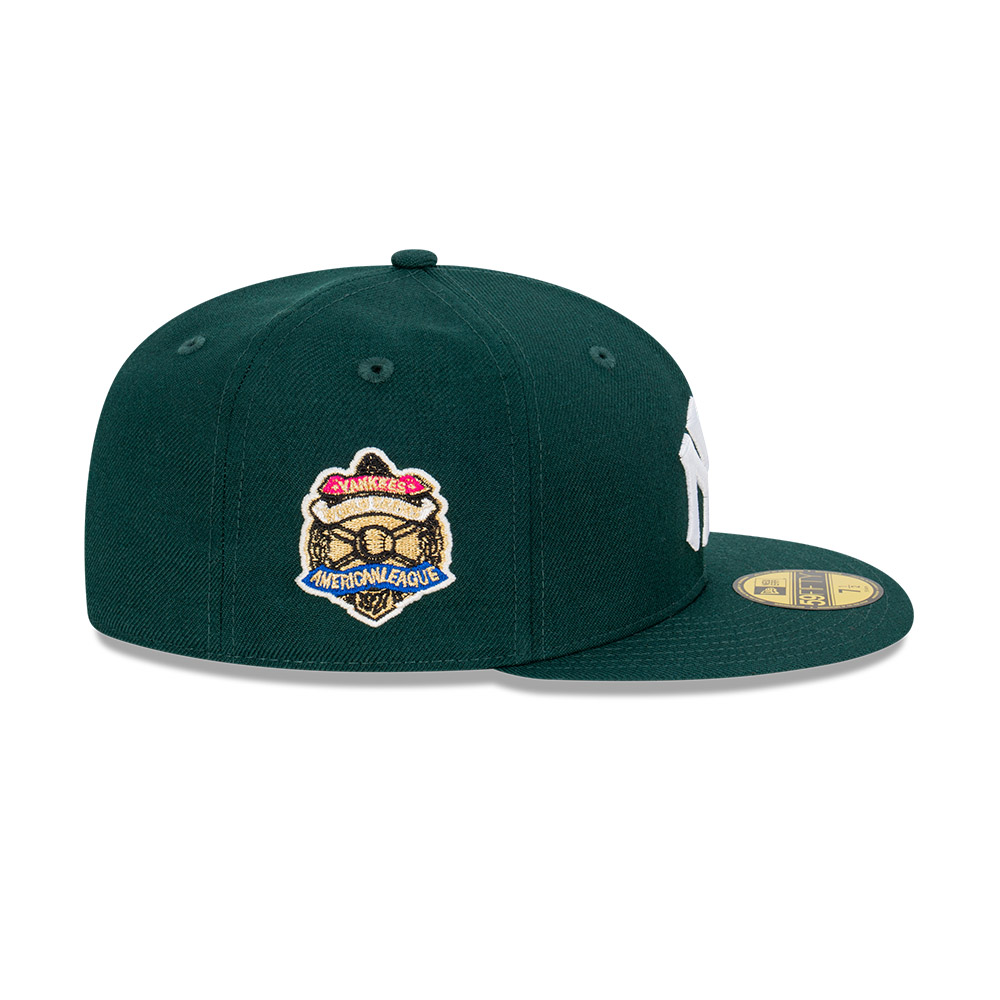 GORRA 59FIFTY MLB NEW YORK YANKEES REGAL GREENS VERDE OSCURO - 7