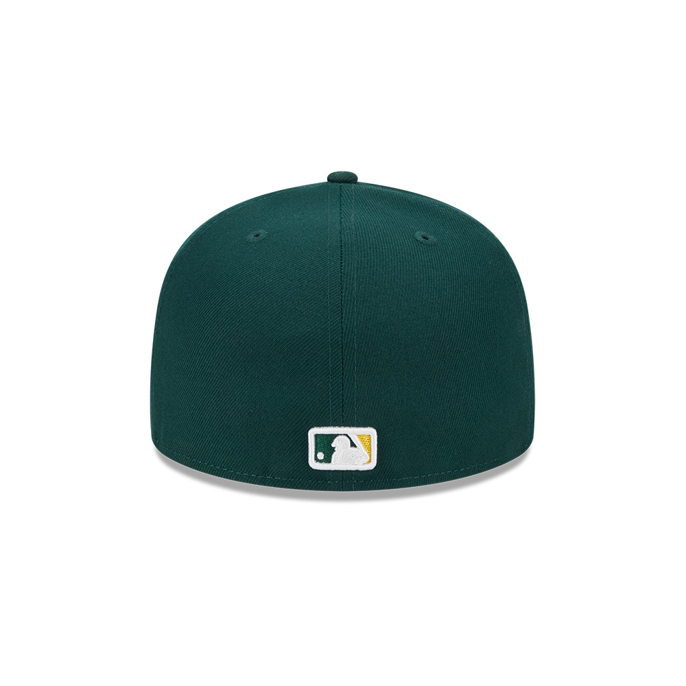 GORRA 59FIFTY MLB OAKLAND ATHLETICS EVERGREEN VERDE OSCURO - 5