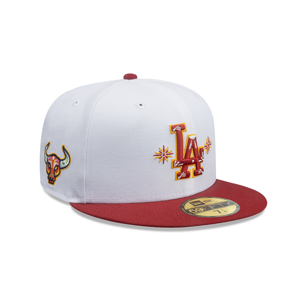 GORRA 59FIFTY LOS ANGELES DODGERS MLB CITY ELEMENTS ROJO - 2