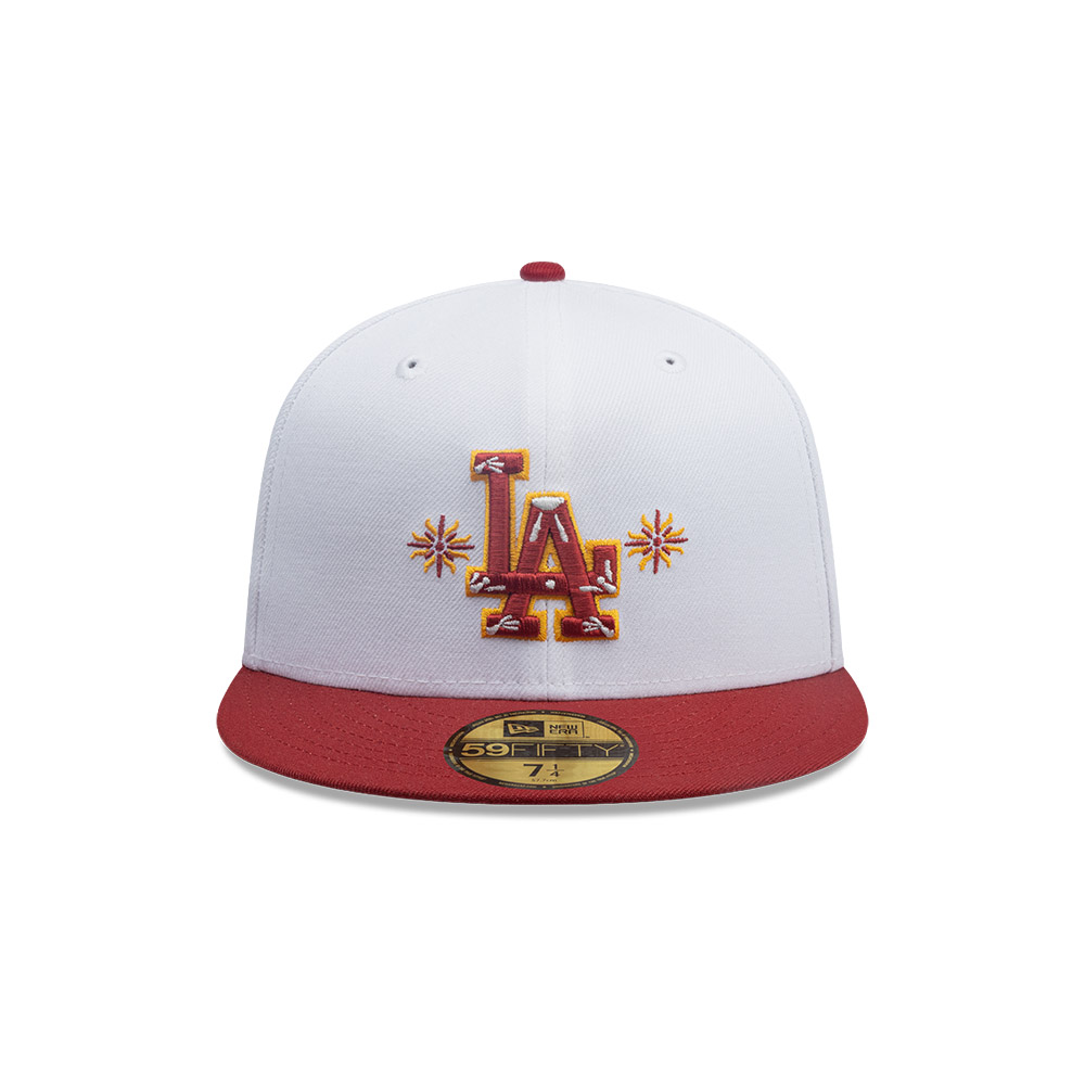GORRA 59FIFTY LOS ANGELES DODGERS MLB CITY ELEMENTS ROJO - 4