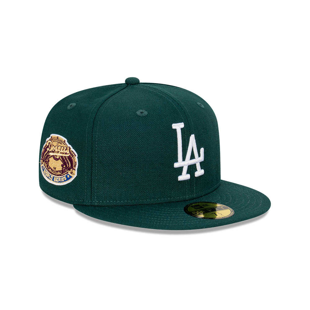 GORRA 59FIFTY MLB LOS ANGELES DODGERS REGAL GREENS VERDE OSCURO - 2