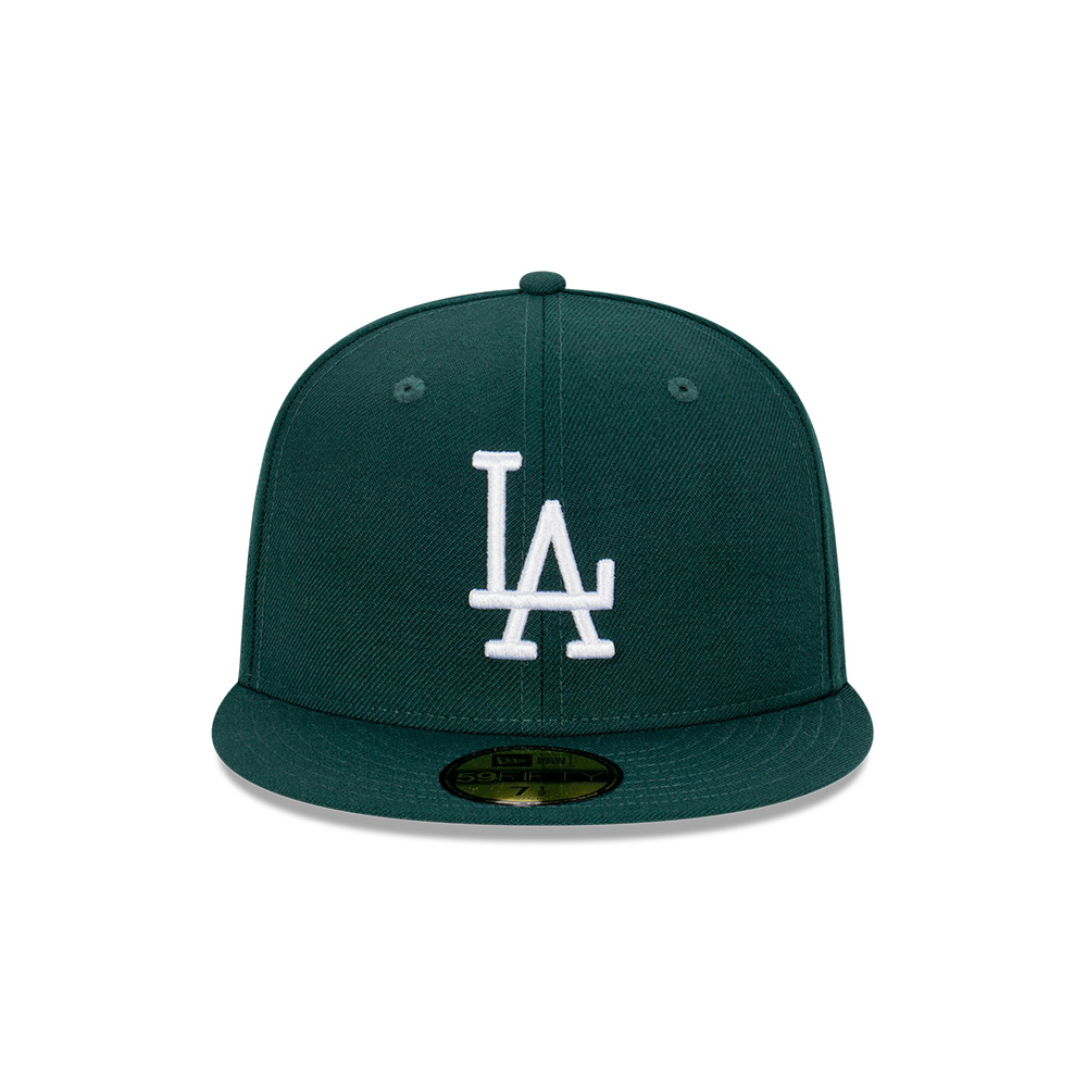 GORRA 59FIFTY MLB LOS ANGELES DODGERS REGAL GREENS VERDE OSCURO - 4