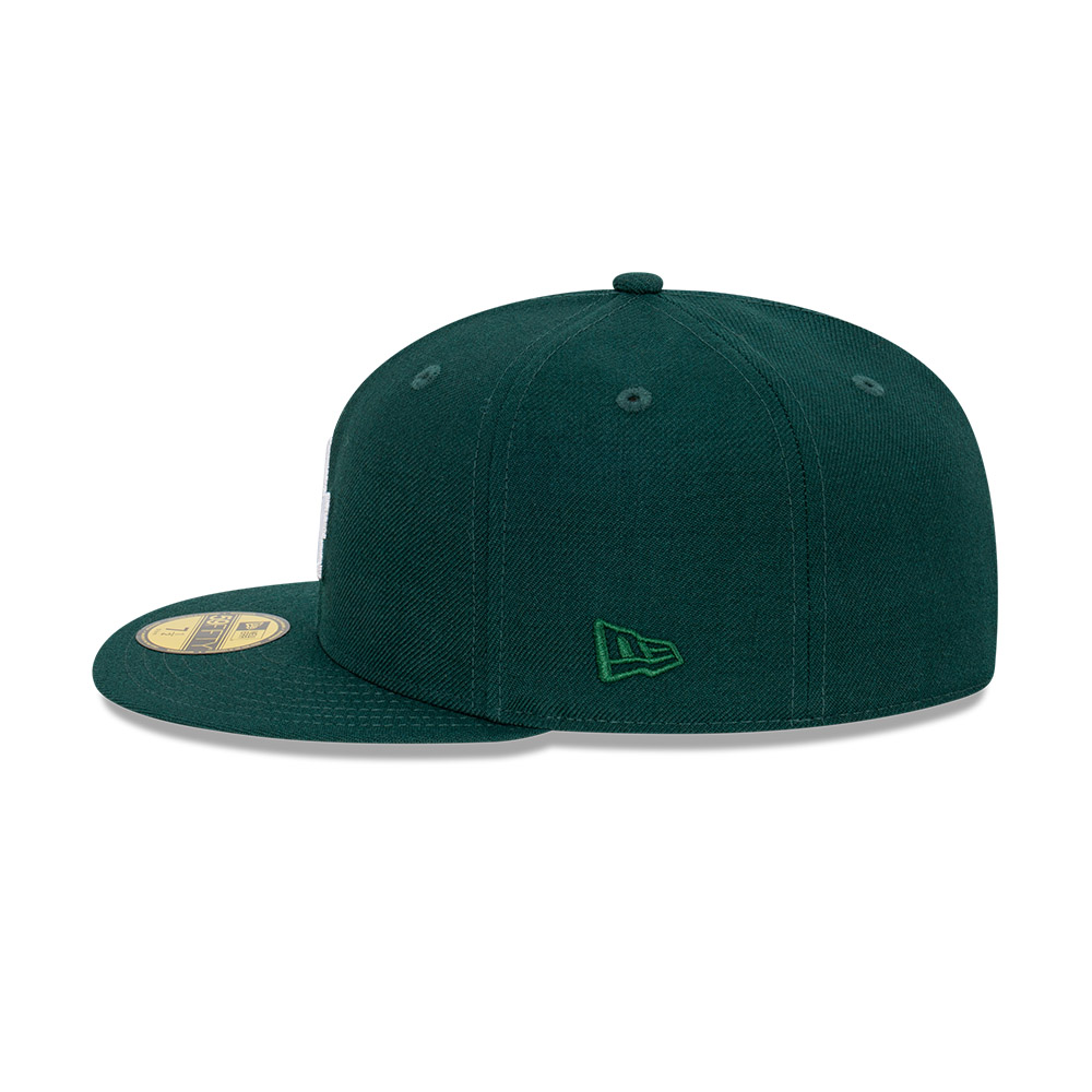 GORRA 59FIFTY MLB LOS ANGELES DODGERS REGAL GREENS VERDE OSCURO - 5