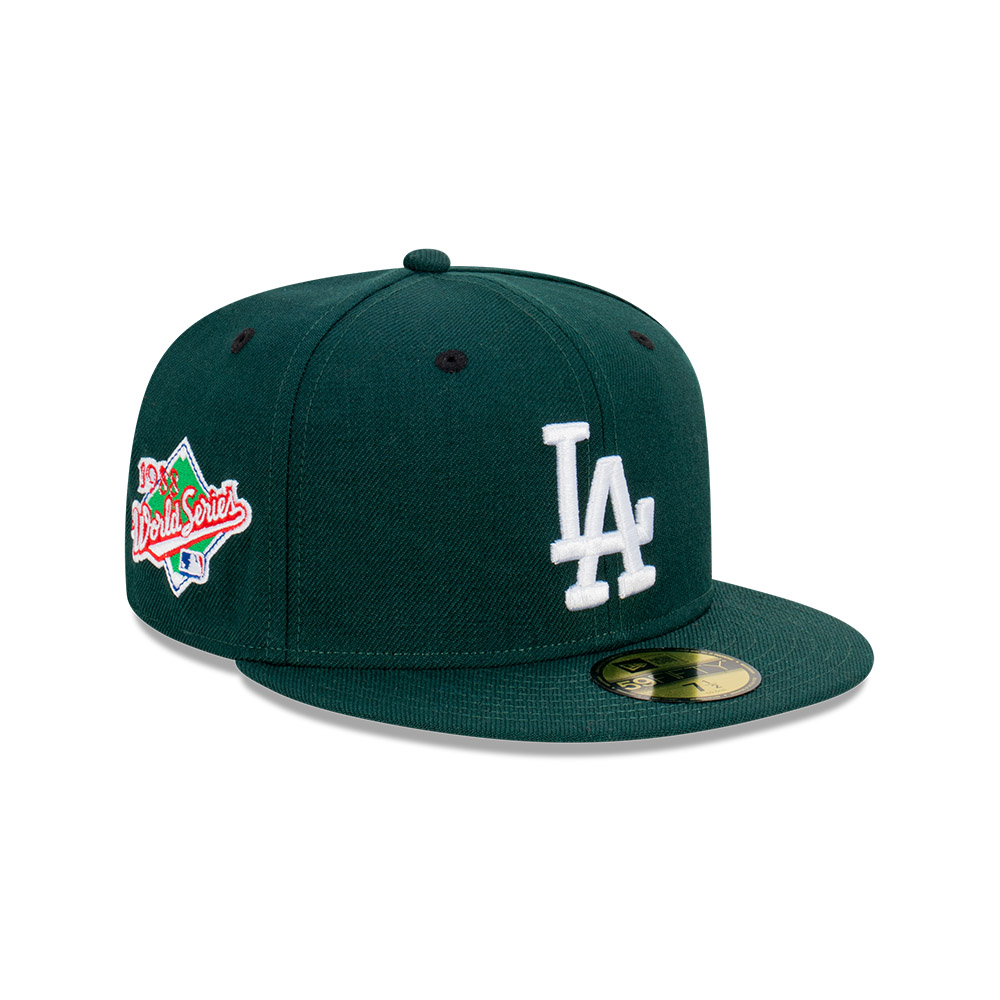 GORRA 59FIFTY MLB LOS ANGELES DODGERS WORLD SERIES VERDE - 1