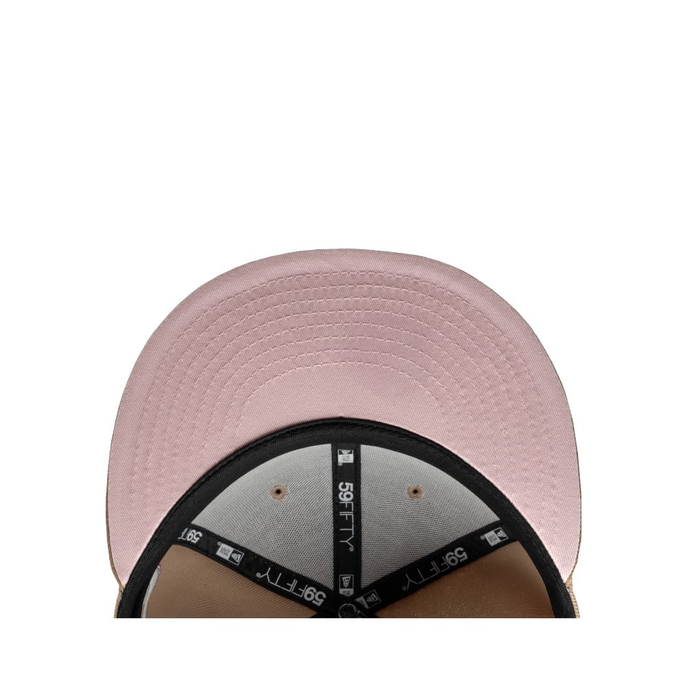 GORRA 59FIFTY LOS ANGELES DODGERS PINK KHAKI BEIGE - 3