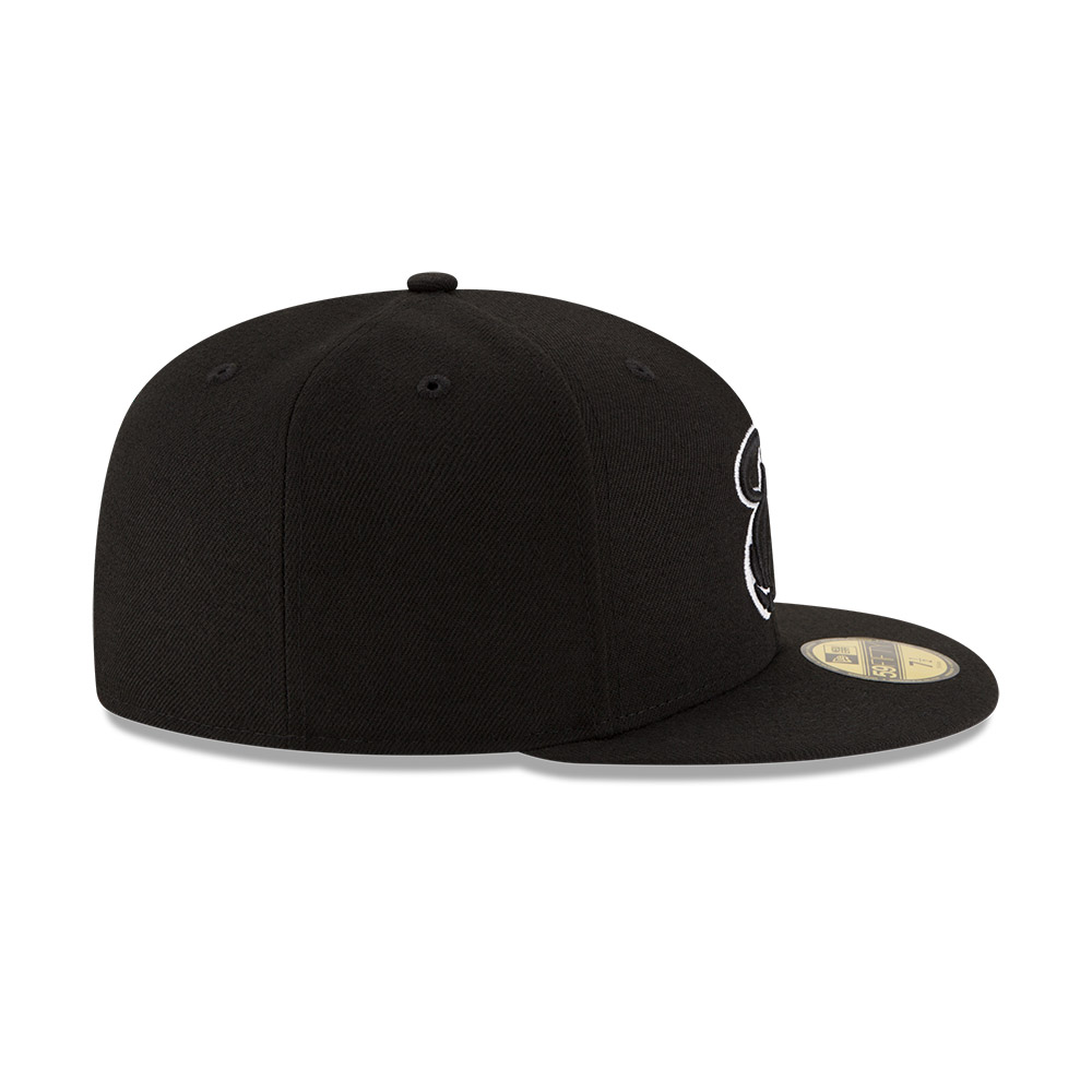 GORRA 59FIFTY MIAMI HEAT NBA 5950 BLK/WHI NEGRO - 3