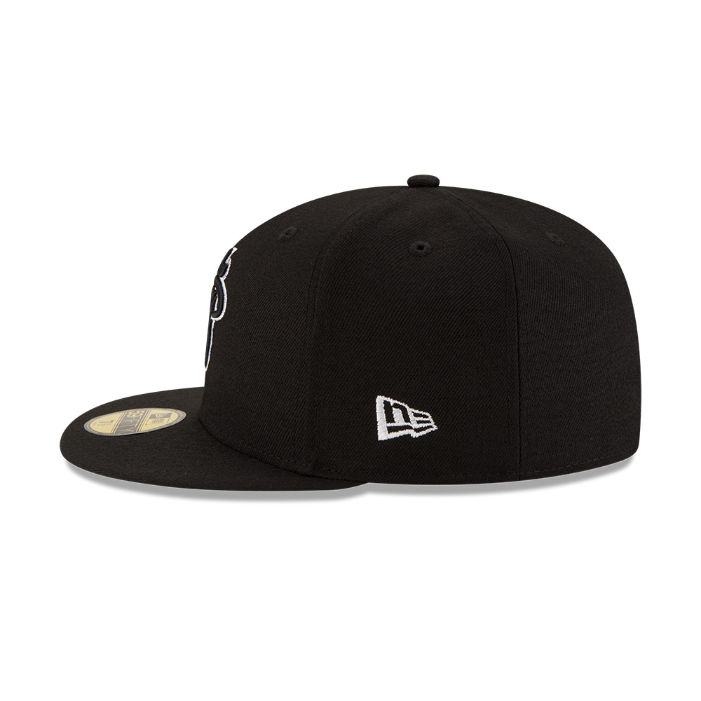 GORRA 59FIFTY MIAMI HEAT NBA 5950 BLK/WHI NEGRO - 5