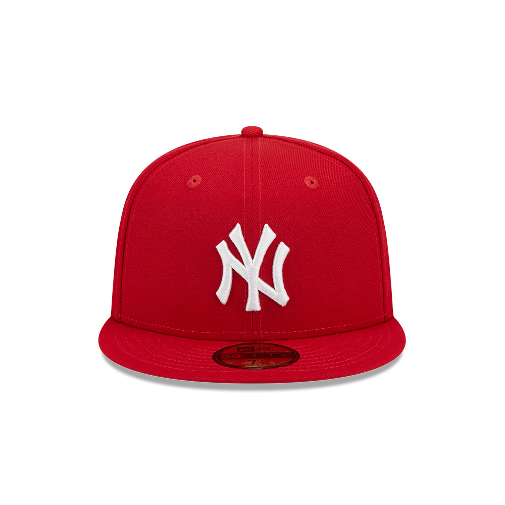 GORRA 59FIFTY MLB NEW YORK YANKEES EVERGREEN ROJO - 3