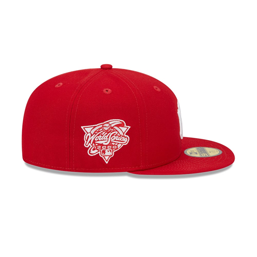 GORRA 59FIFTY MLB NEW YORK YANKEES EVERGREEN ROJO - 4