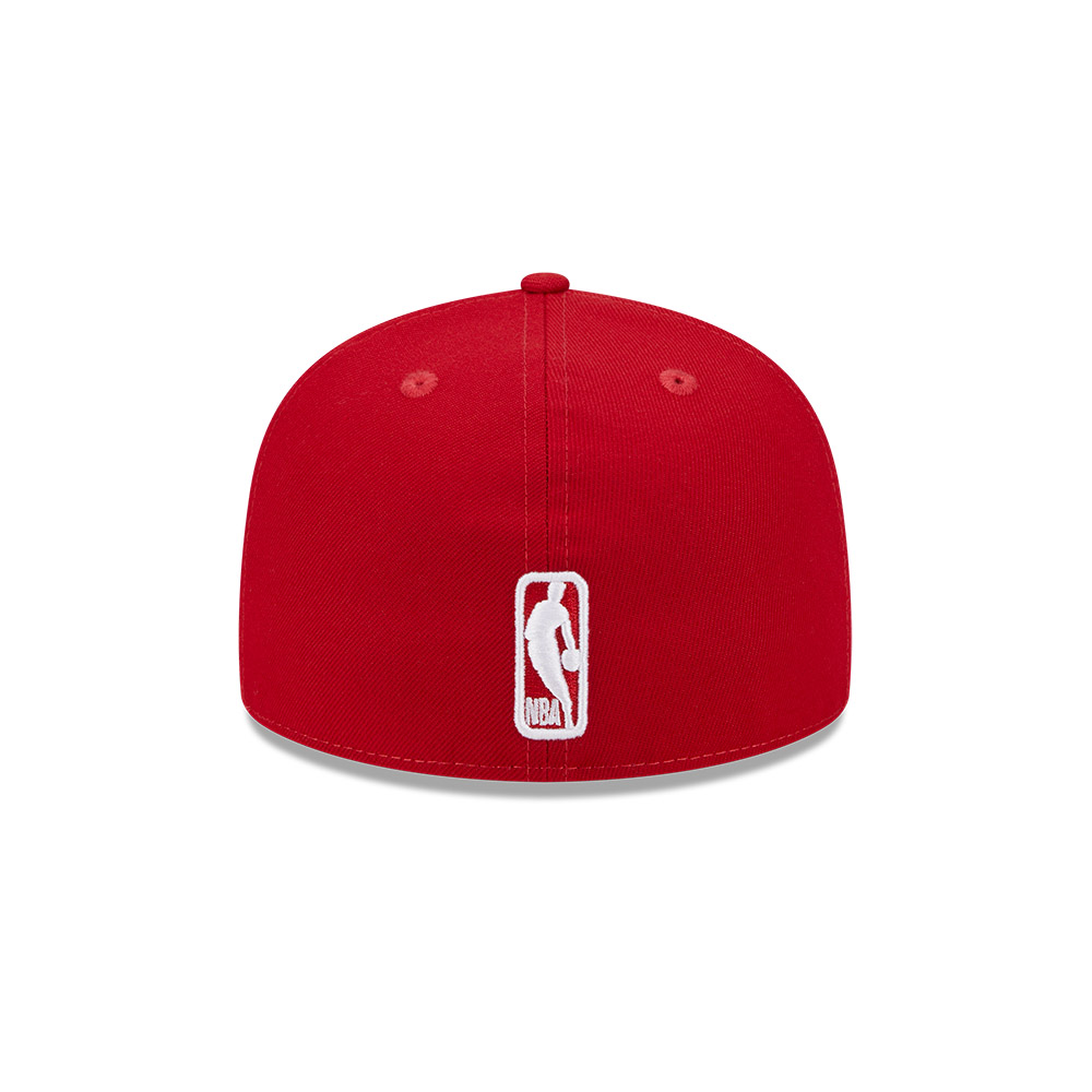 GORRA 59FIFTY NBA CHICAGO BULLS EVERGREEN ROJO - 6