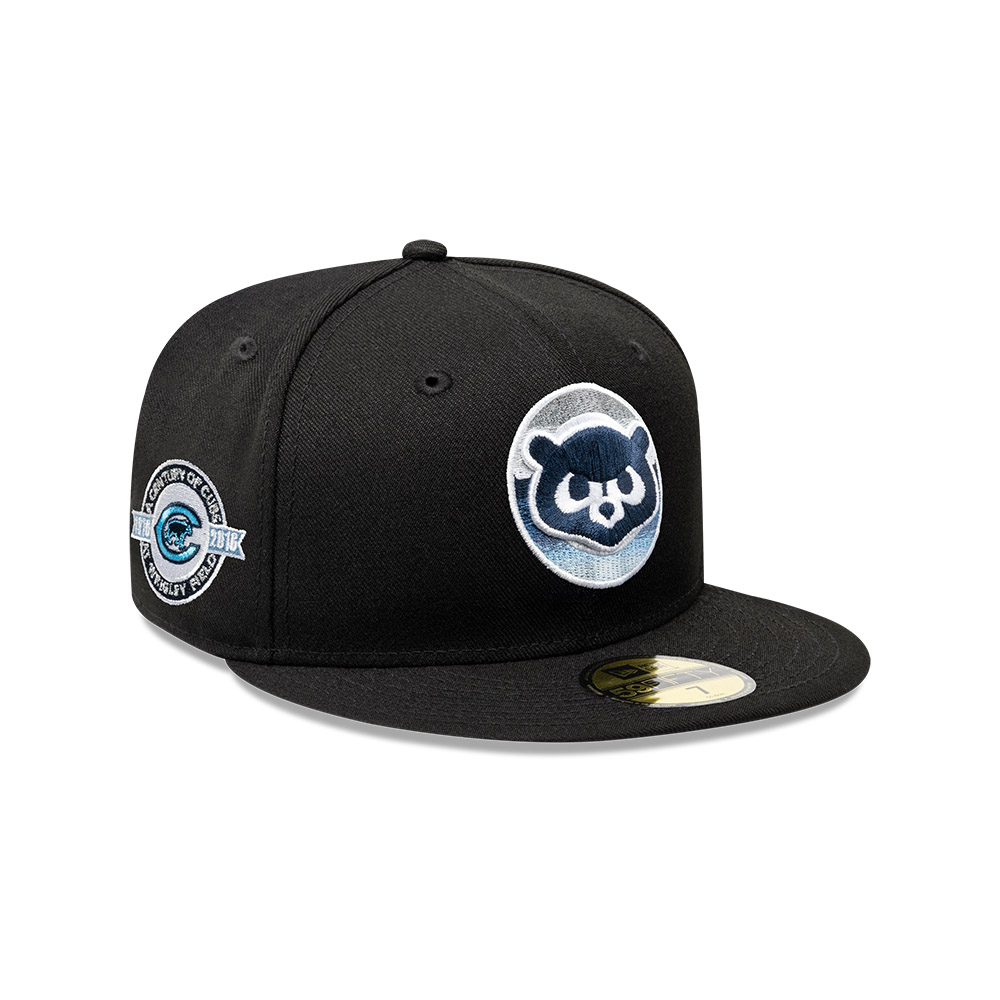 GORRA 59FIFTY MLB CHICAGO CUBS PACK RACEWAY NEGRO - 2