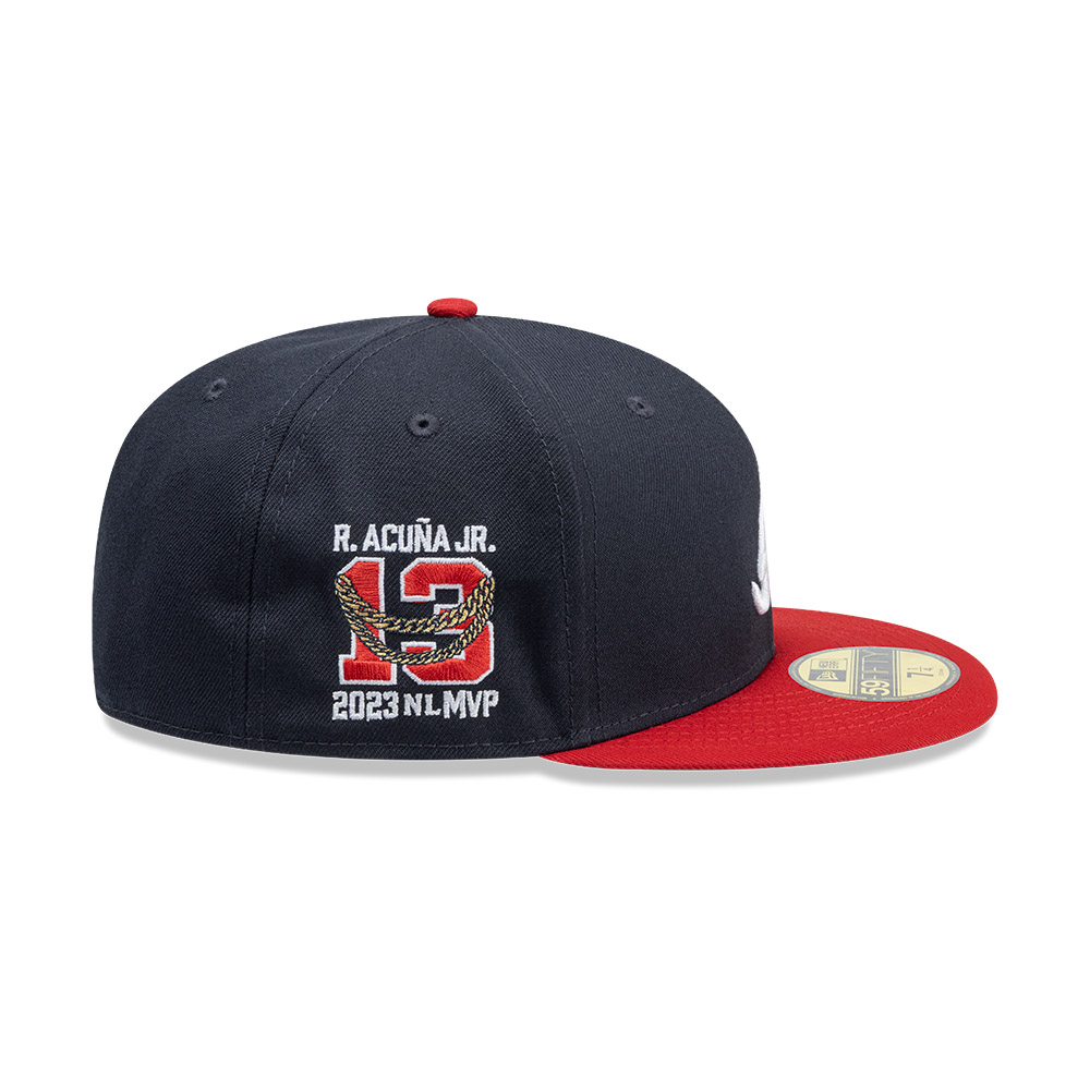 GORRA 59FIFTY MLB ATLANTA BRAVES MVP AZUL - 4