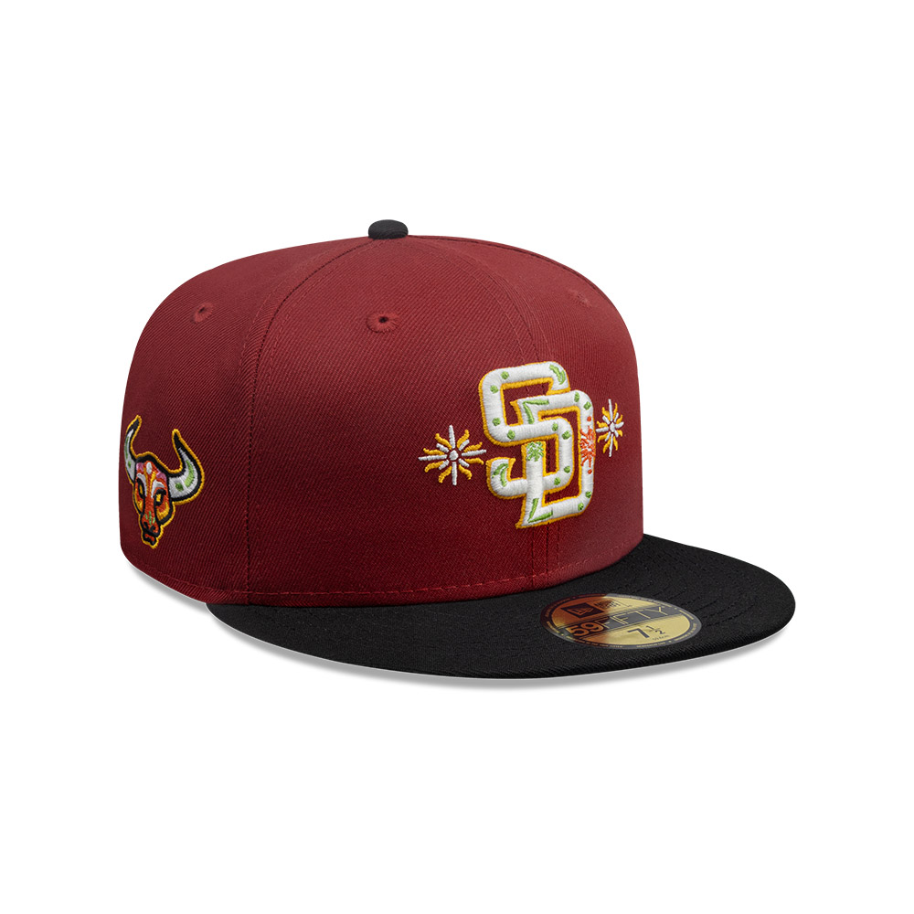 GORRA 59FIFTY SAN DIEGO PADRES MLB CITY ELEMENTS ROJO - 2