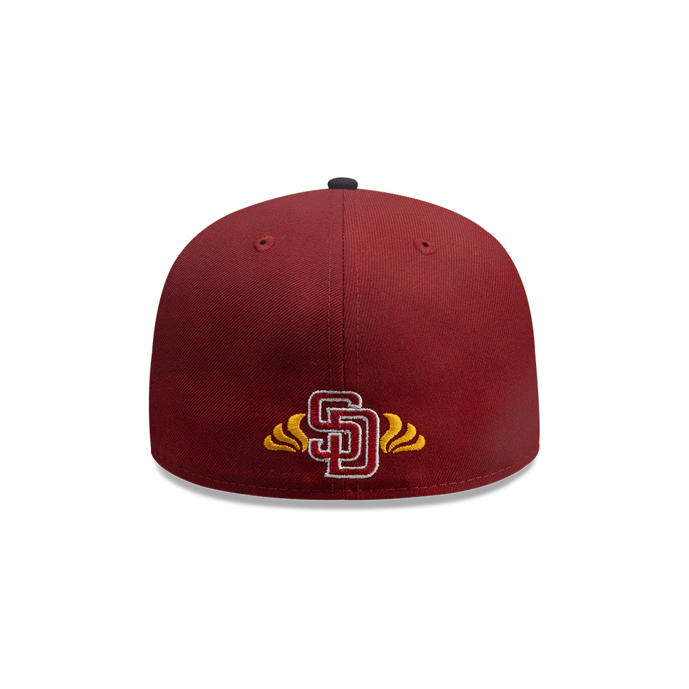 GORRA 59FIFTY SAN DIEGO PADRES MLB CITY ELEMENTS ROJO - 6