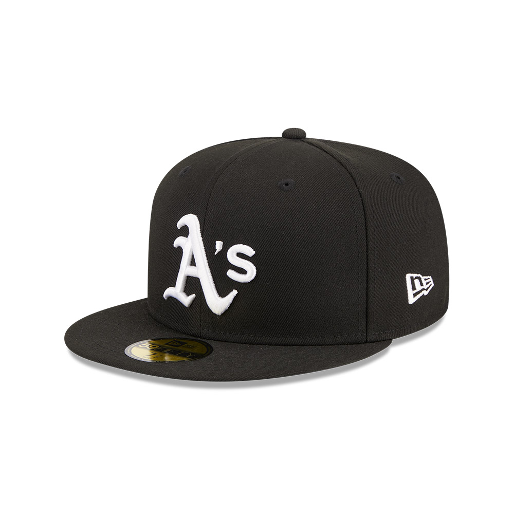 GORRA 59FIFTY MLB OAKLAND ATHLETICS EVERGREEN NEGRO - 2