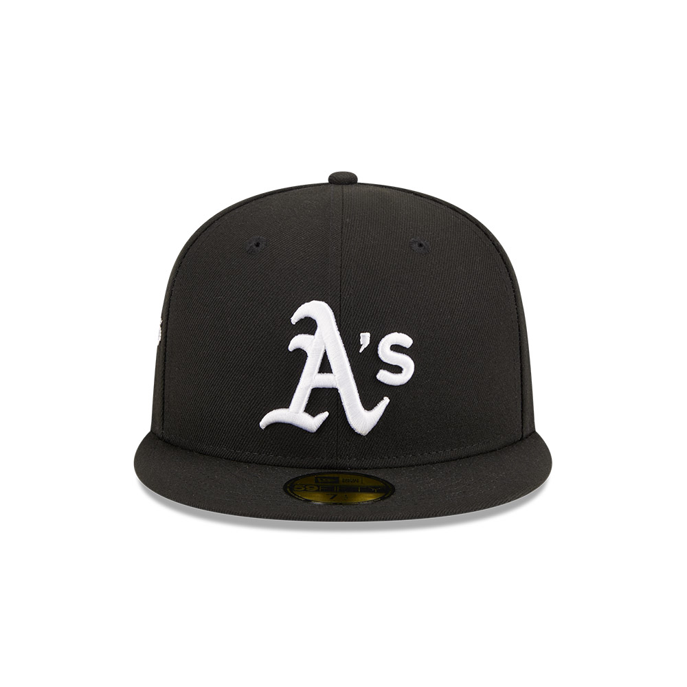 GORRA 59FIFTY MLB OAKLAND ATHLETICS EVERGREEN NEGRO - 3
