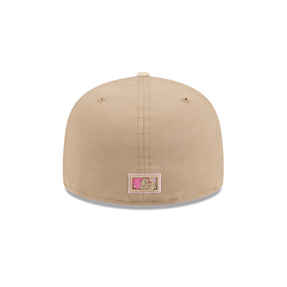 GORRA 59FIFTY MLB SEATTLE MARINERS HAND STITCHED FLORAL BEIGE - 5