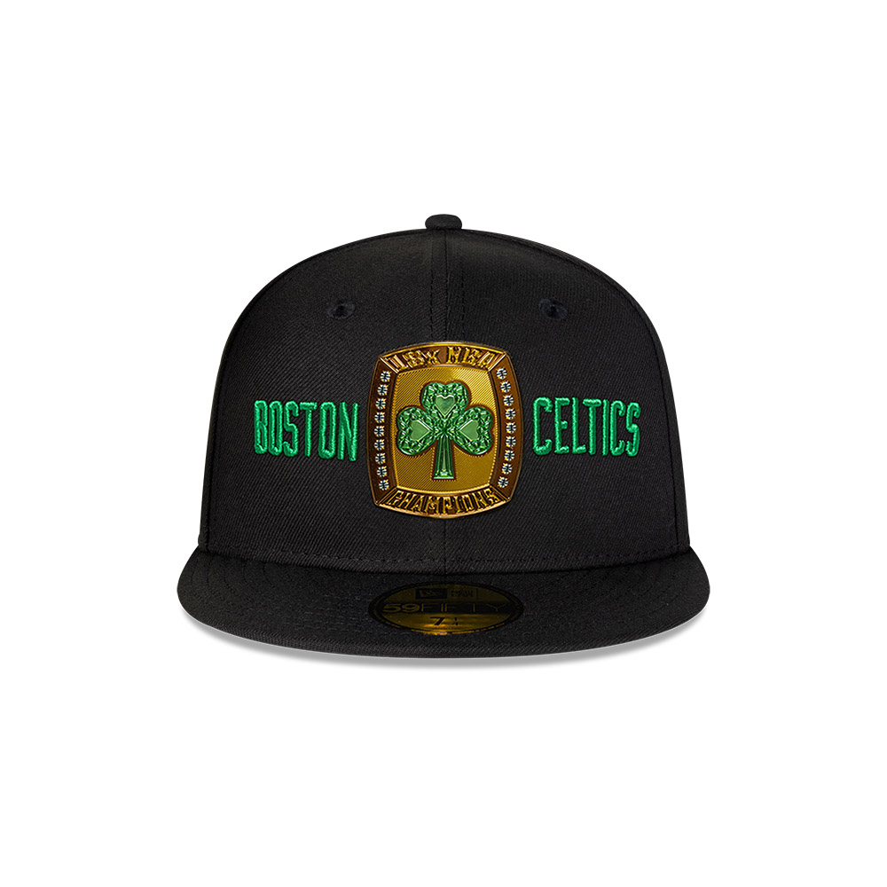 GORRA 59FIFTY BOSTON CELTICS 18X NBA CHAMPIONS NEGRO - 5