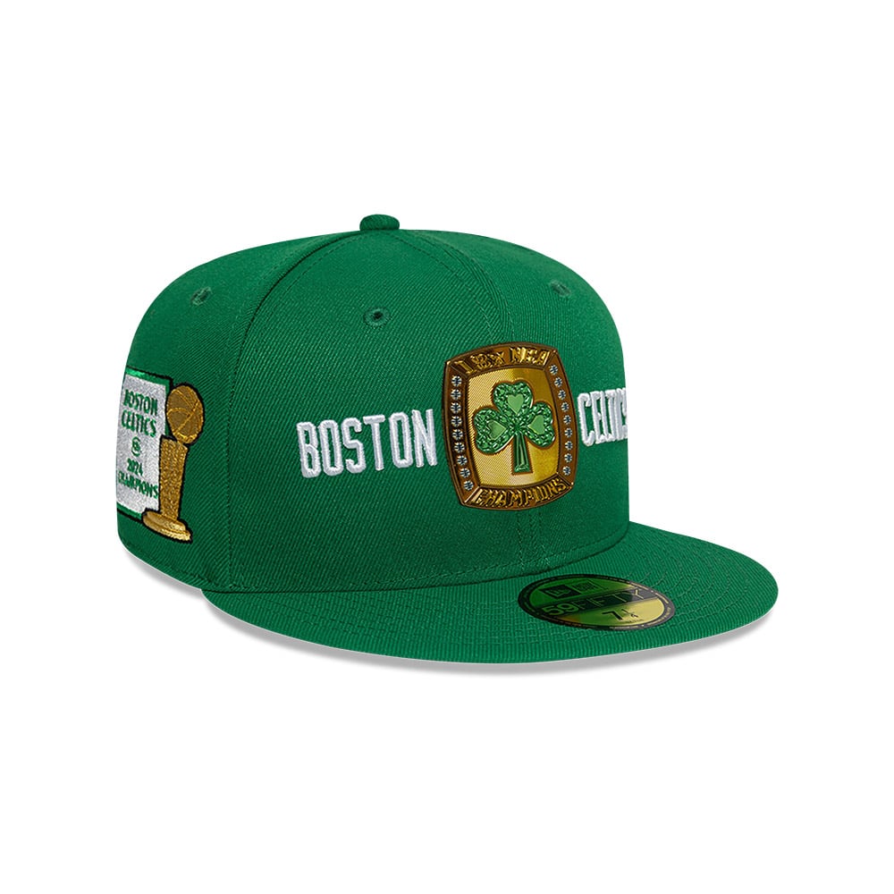 GORRA 59FIFTY BOSTON CELTICS 18X NBA CHAMPIONS VERDE - 1