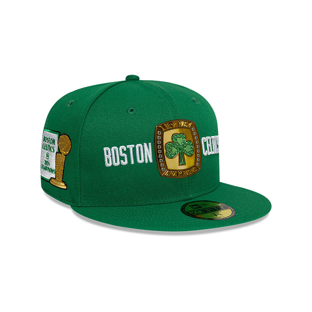 GORRA 59FIFTY BOSTON CELTICS 18X NBA CHAMPIONS VERDE - 1