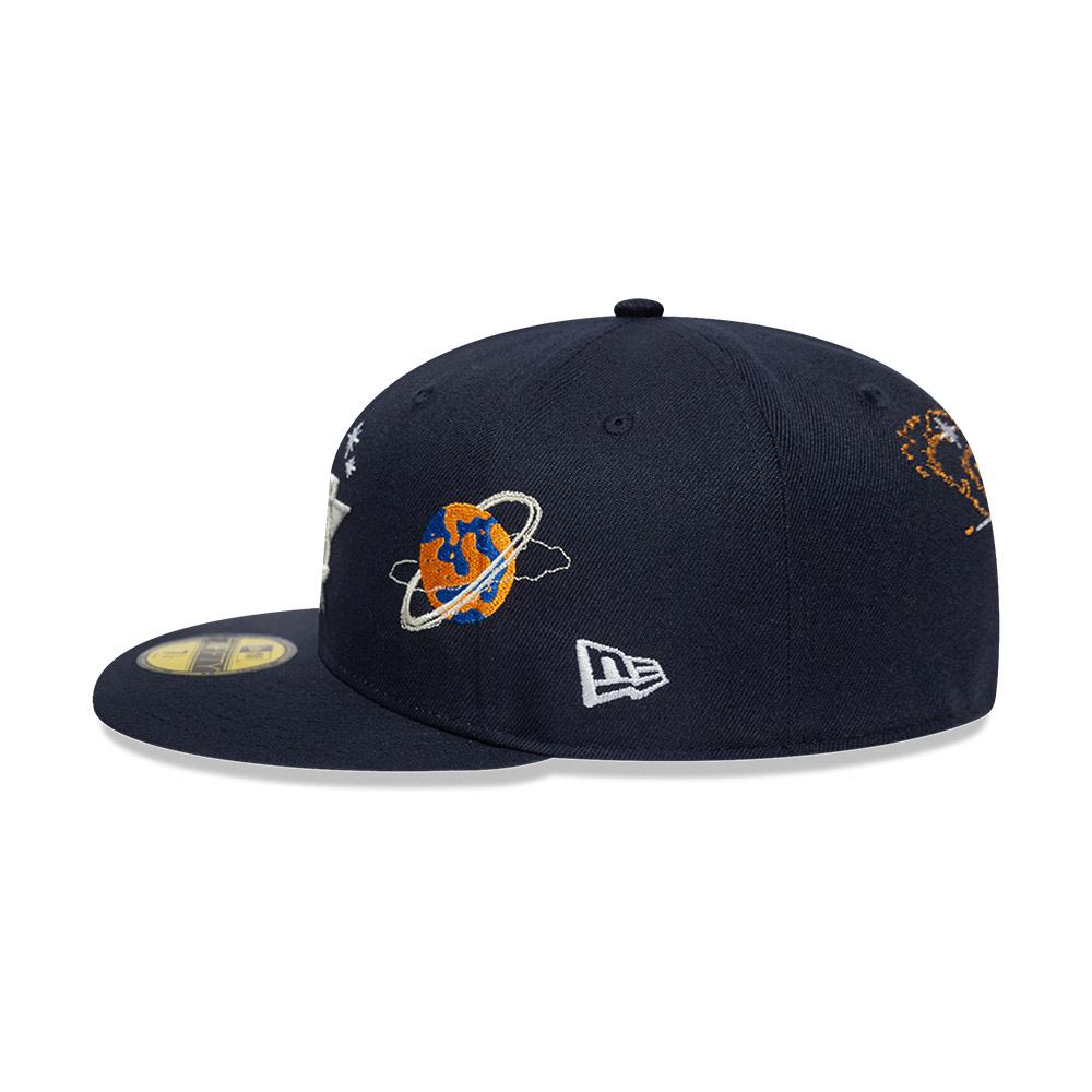GORRA 59FIFTY MLB HOUSTON ASTROS PLANET ICON AZUL - 5