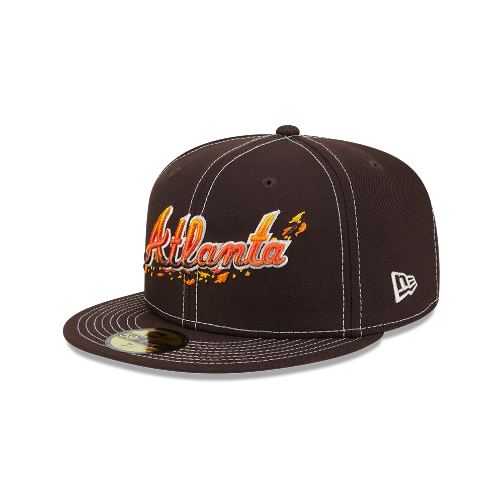 GORRA 59FIFTY MLB ATLANTA BRAVES MARRÓN - 1