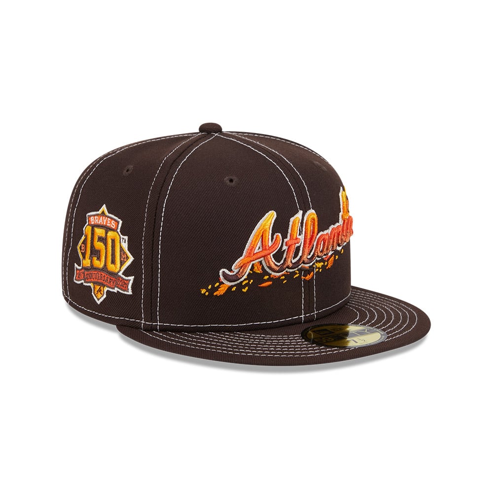 GORRA 59FIFTY MLB ATLANTA BRAVES MARRÓN - 2