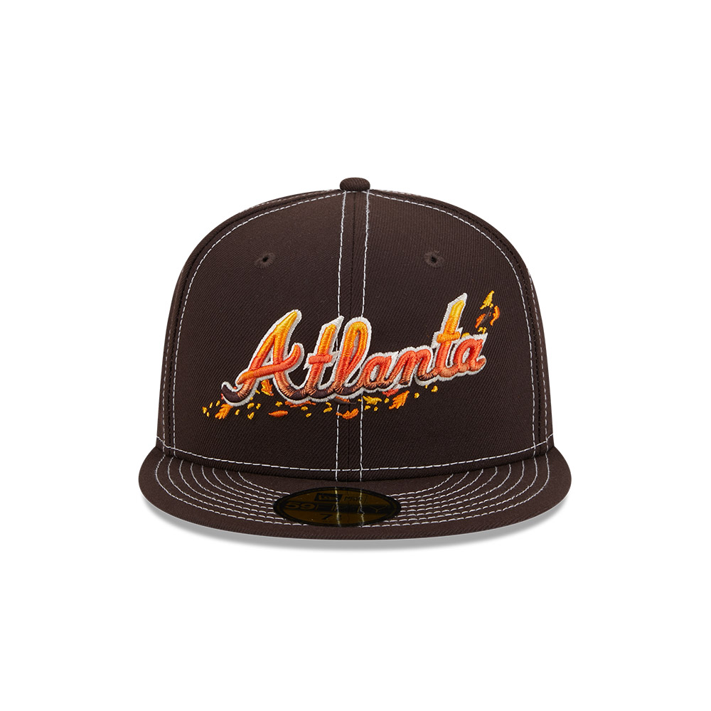 GORRA 59FIFTY MLB ATLANTA BRAVES MARRÓN - 3