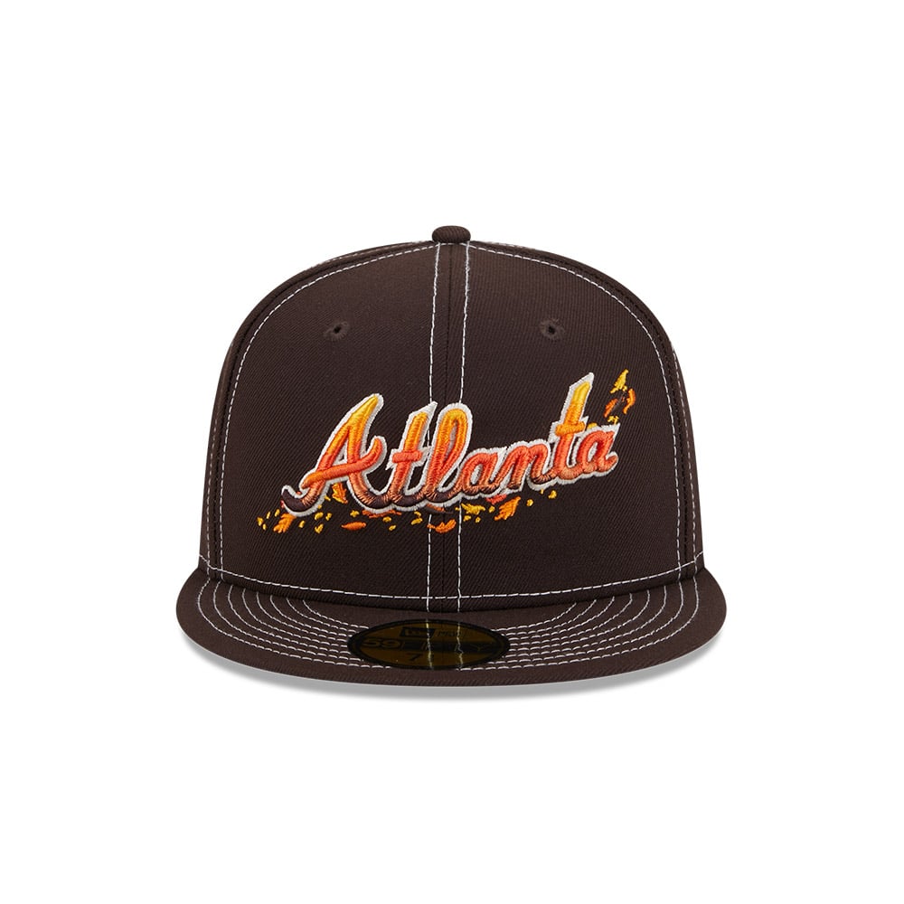 GORRA 59FIFTY MLB ATLANTA BRAVES MARRÓN - 3