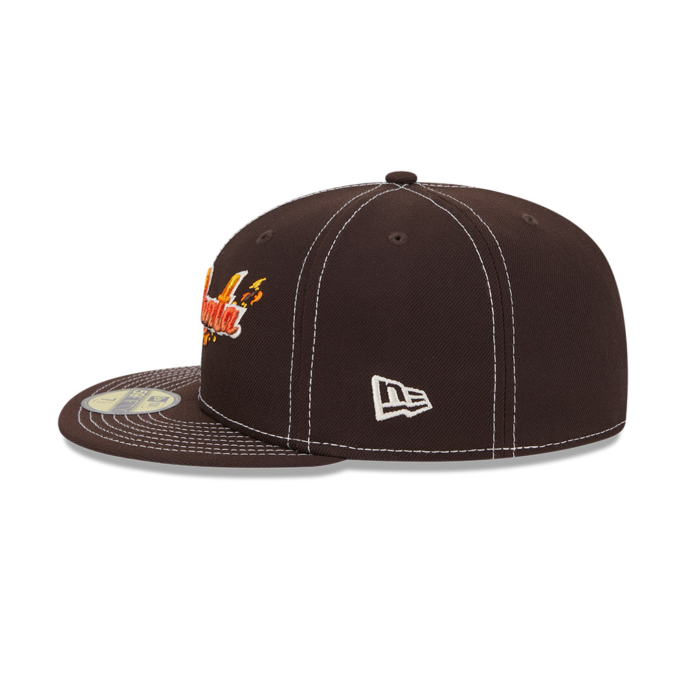 GORRA 59FIFTY MLB ATLANTA BRAVES MARRÓN - 4