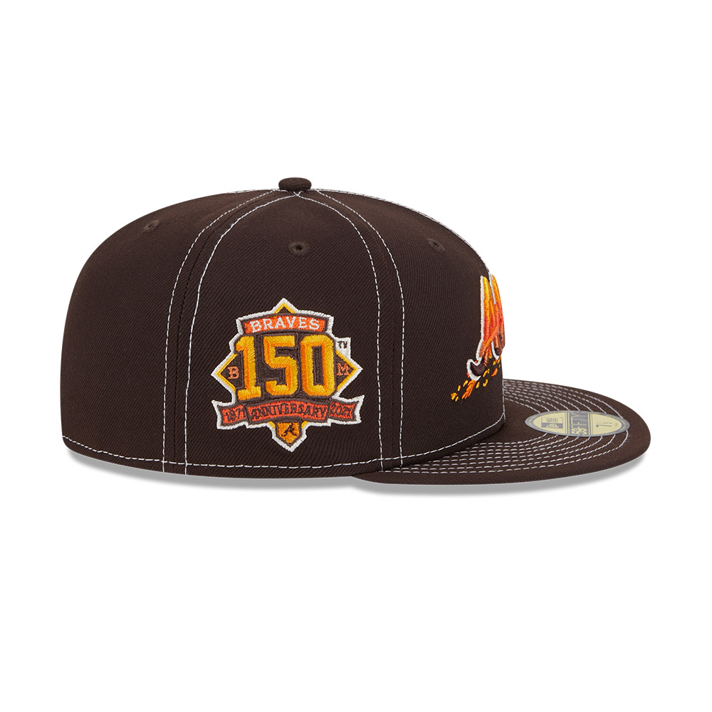 GORRA 59FIFTY MLB ATLANTA BRAVES MARRÓN - 6