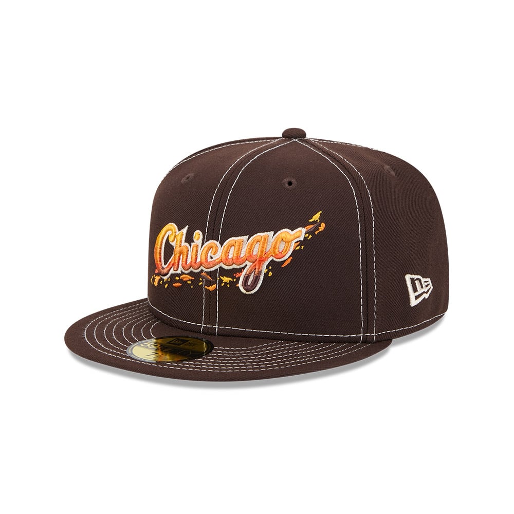 GORRA 59FIFTY MLB CHICAGO WHITE SOX MARRÓN - 1