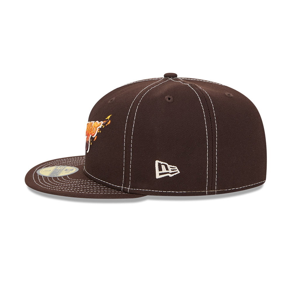 GORRA 59FIFTY MLB CHICAGO WHITE SOX MARRÓN - 5