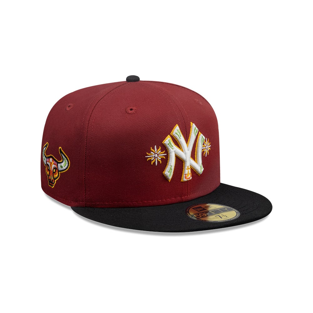 GORRA 59FIFTY NEW YORK YANKEES MLB CITY ELEMENTS ROJO - 2