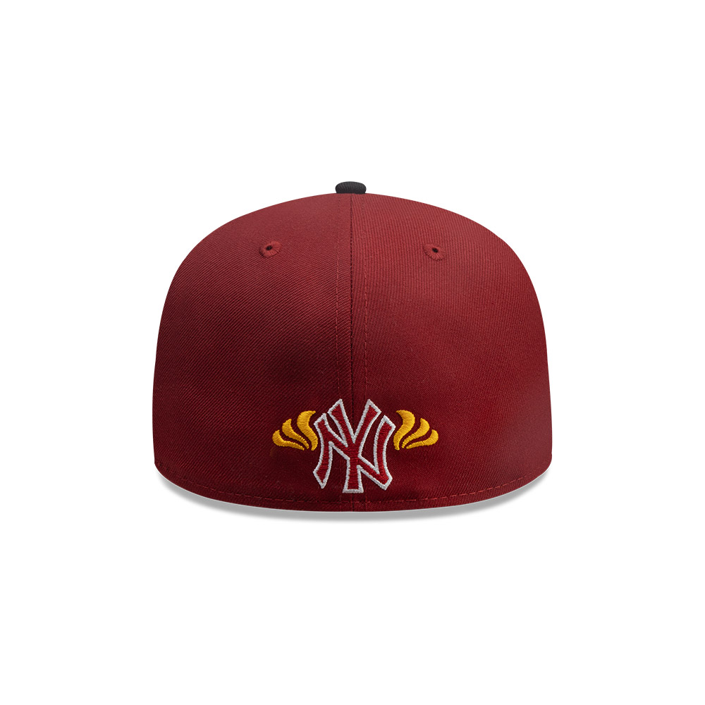 GORRA 59FIFTY NEW YORK YANKEES MLB CITY ELEMENTS ROJO - 6