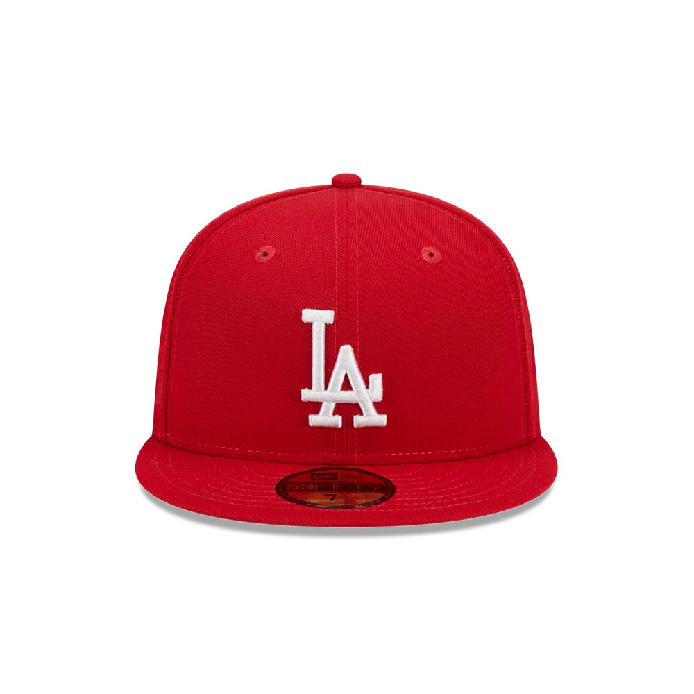 GORRA 59FIFTY MLB LOS ANGELES DODGERS EVERGREEN ROJO - 3