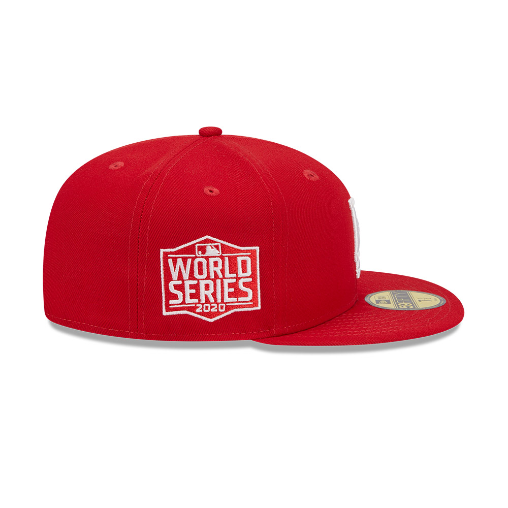 GORRA 59FIFTY MLB LOS ANGELES DODGERS EVERGREEN ROJO - 4