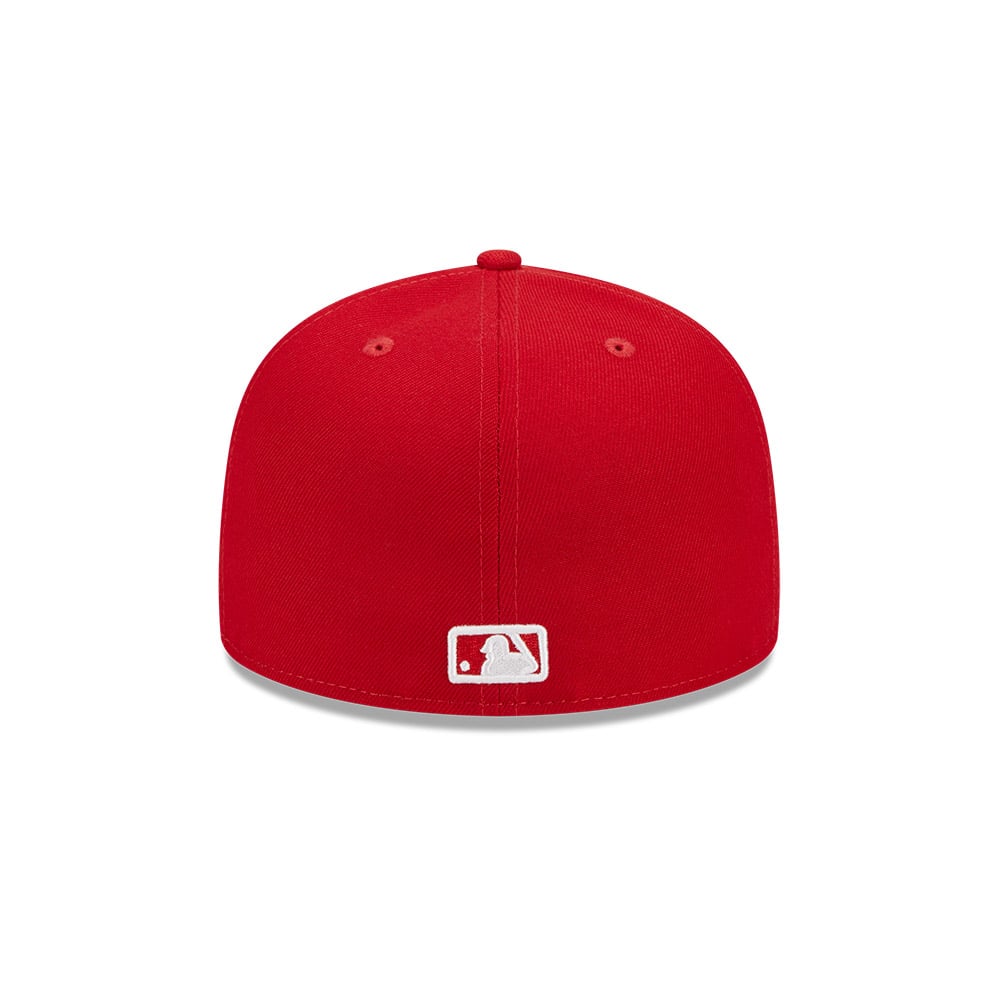 GORRA 59FIFTY MLB LOS ANGELES DODGERS EVERGREEN ROJO - 6