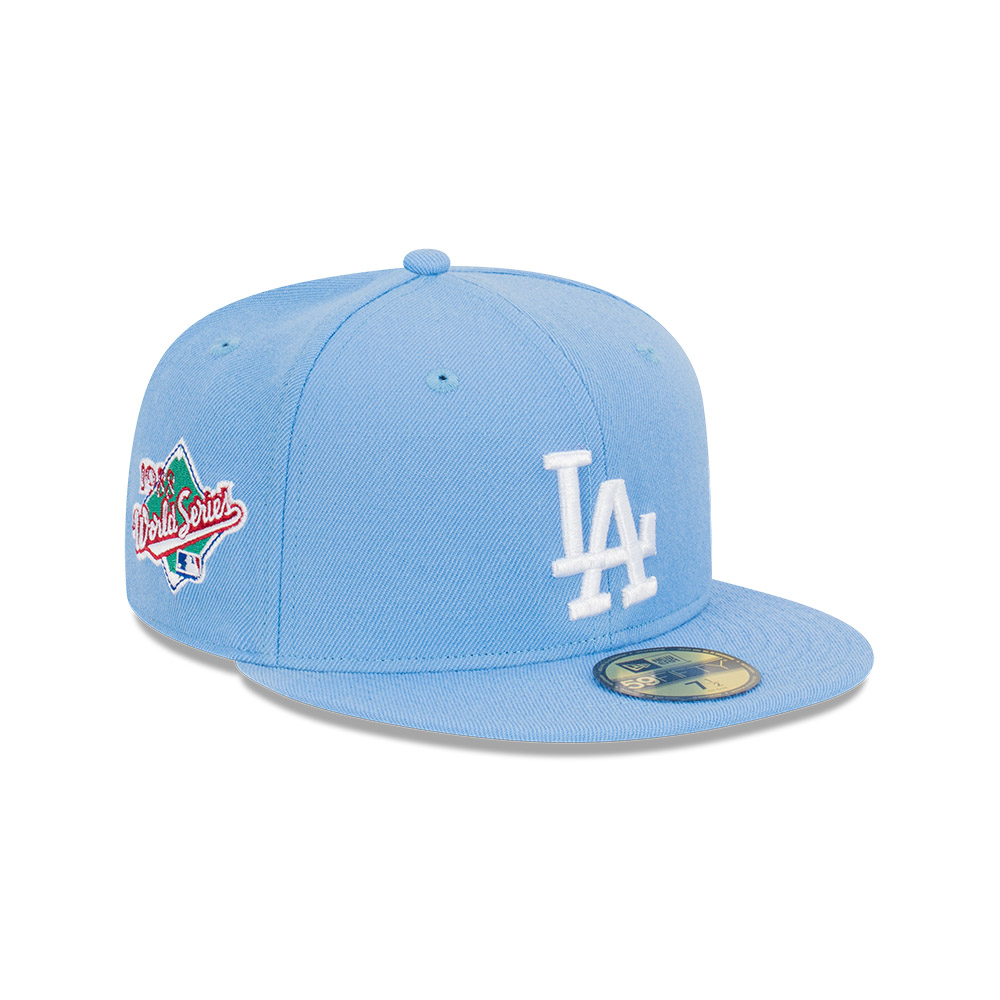 GORRA 59FIFTY MLB LOS ANGELES DODGERS WORLD SERIES CELESTE - 1