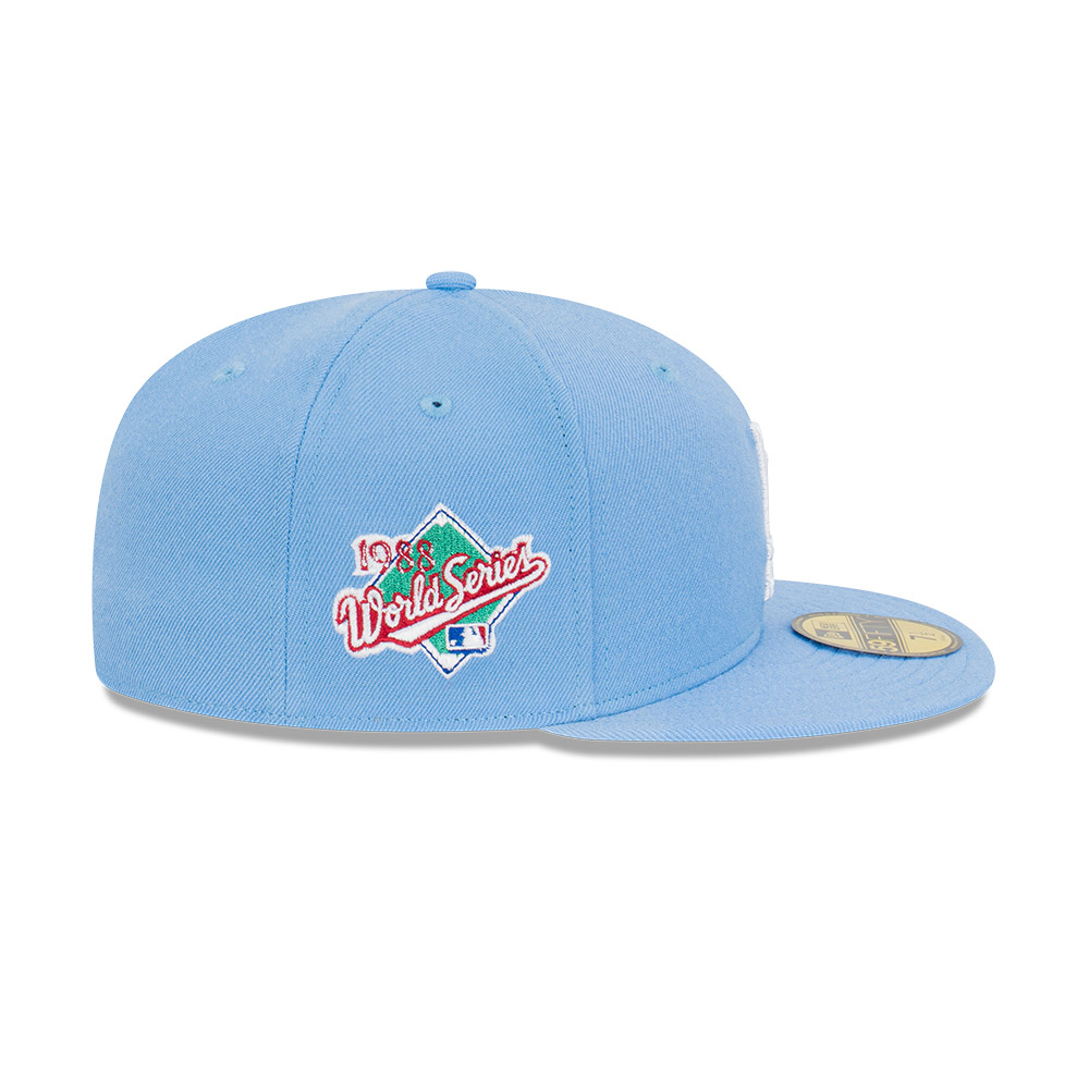 GORRA 59FIFTY MLB LOS ANGELES DODGERS WORLD SERIES CELESTE - 6