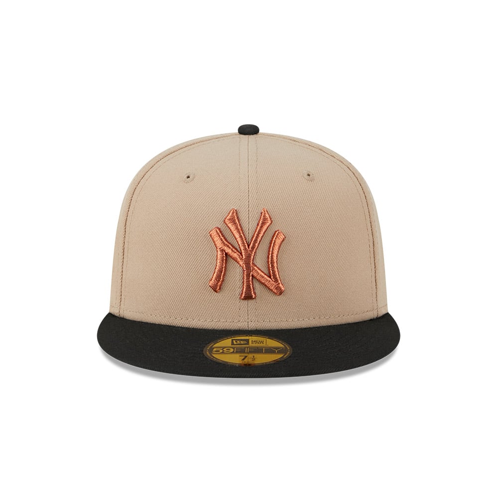 GORRA 59FIFTY MLB NEW YORK YANKEES 5950 LDS PROGRAM BEIGE - 3