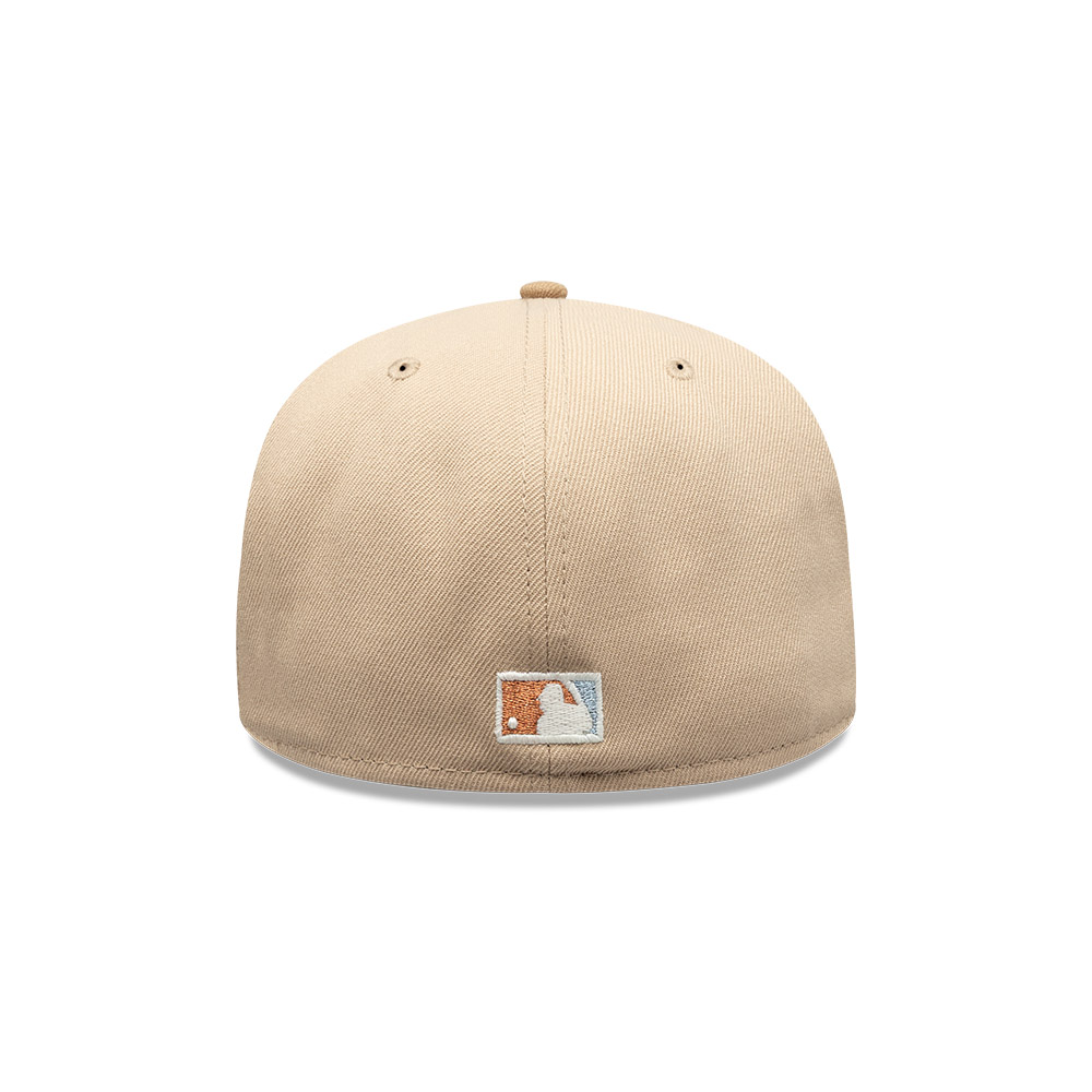 GORRA 59FIFTY NEW YORK YANKEES PINK KHAKI BEIGE - 5