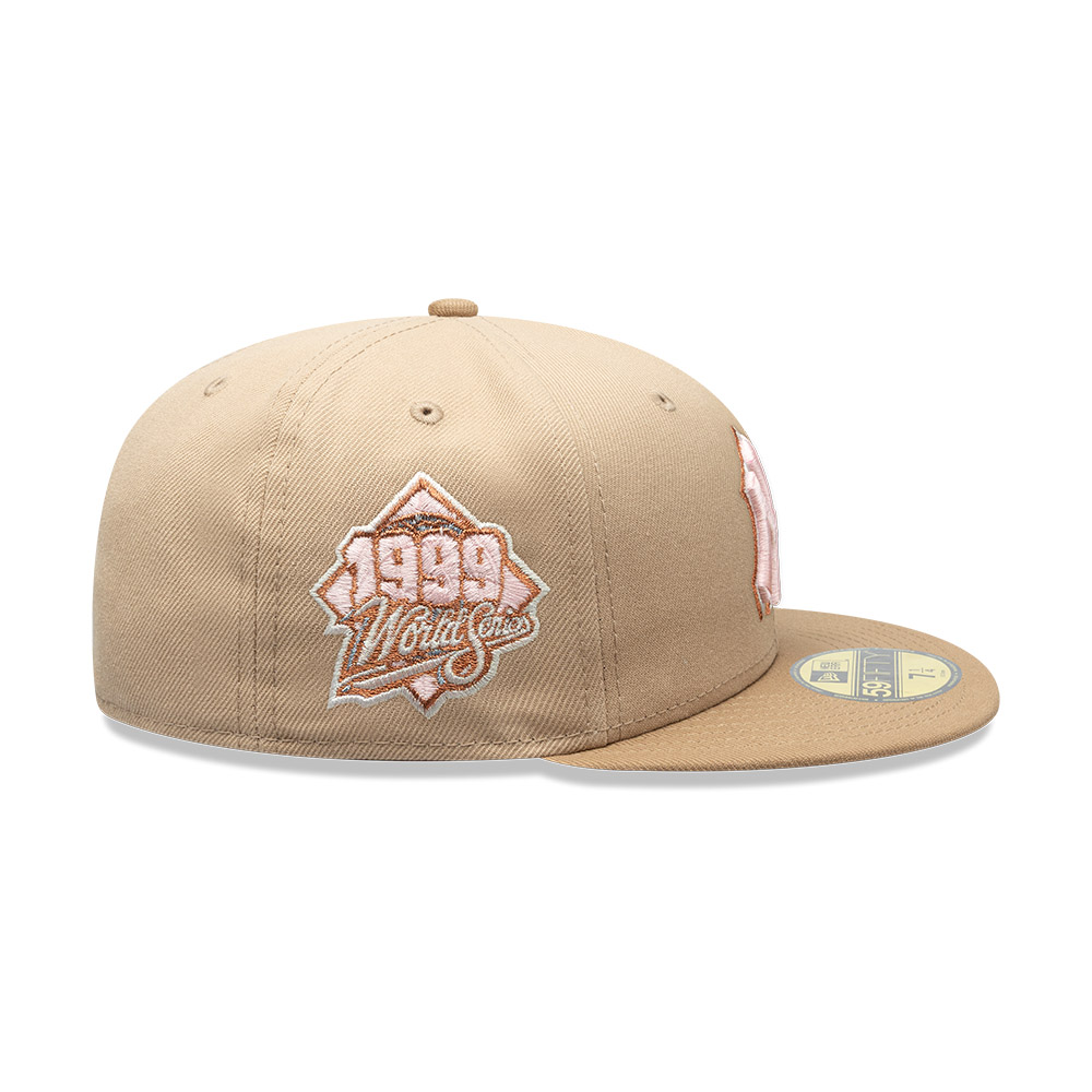 GORRA 59FIFTY NEW YORK YANKEES PINK KHAKI BEIGE - 6