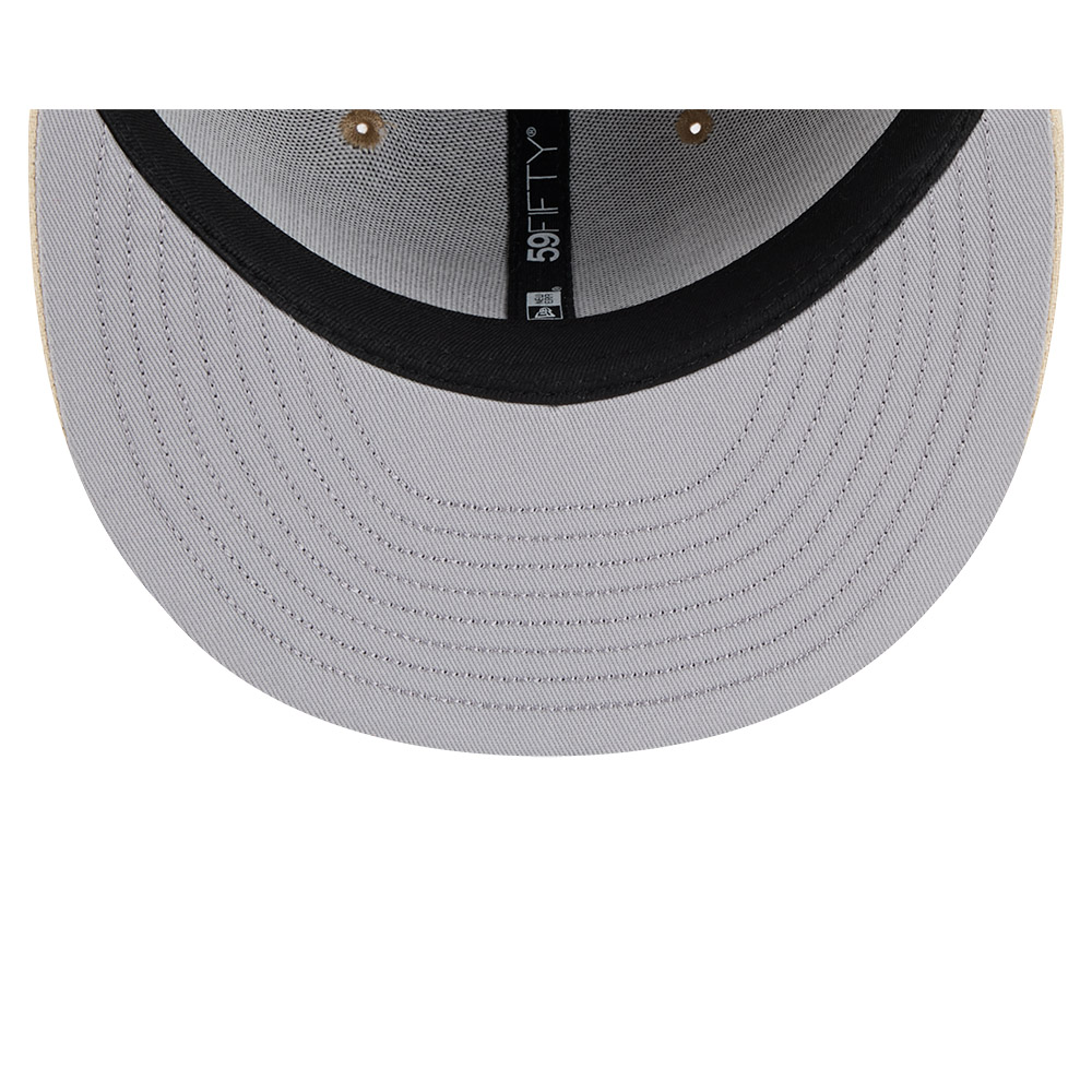 GORRA 59FIFTY MLB OAKLAND ATHLETICS HAND STITCHED FLORAL BEIGE - 7