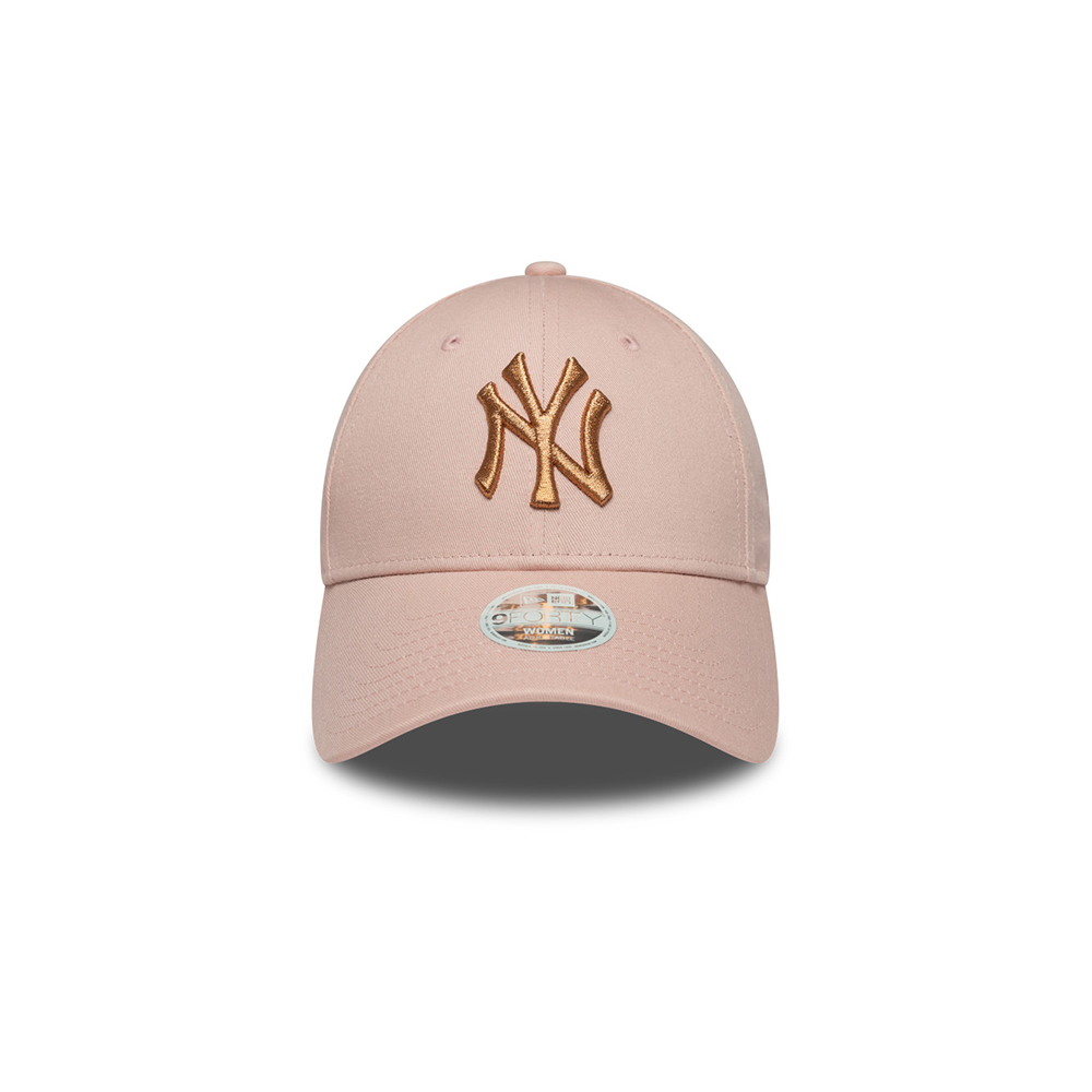 GORRA 9FORTY MLB NEW YORK YANKEES METALLIC ROSA PASTEL - 2