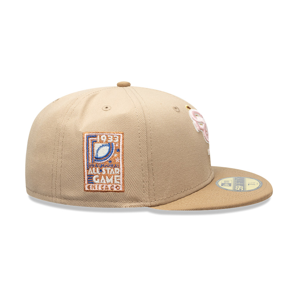 GORRA 59FIFTY CHICAGO WHITE SOX PINK KHAKI BEIGE - 6