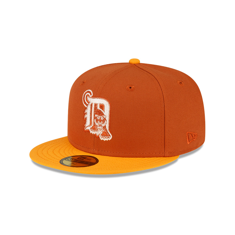 GORRA 59FIFTY MLB DETROIT TIGERS RUST PROPERTIES NARANJA - 1
