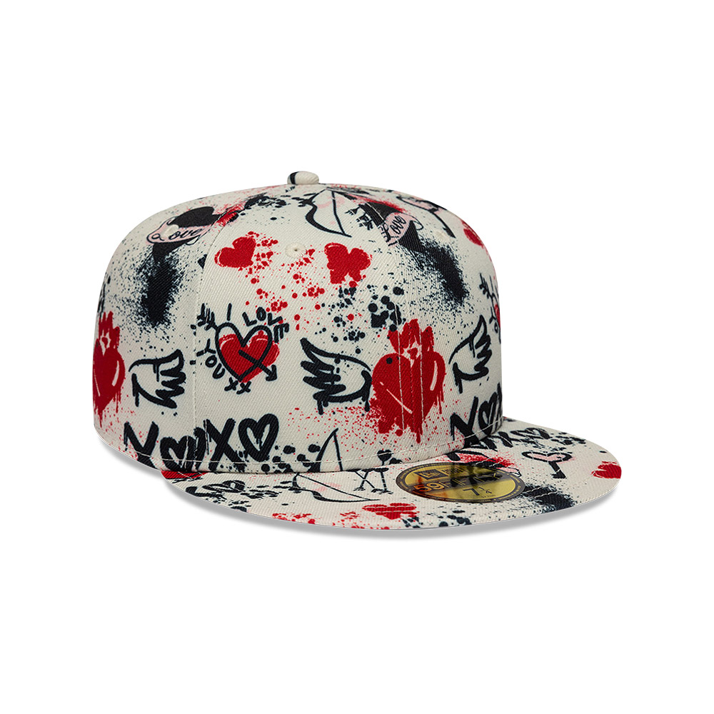 GORRA 59FIFTY NEW ERA BRANDED VALENTINES BEIGE - 2