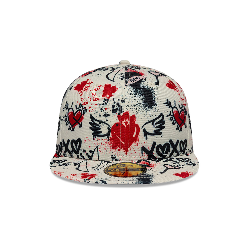 GORRA 59FIFTY NEW ERA BRANDED VALENTINES BEIGE - 3