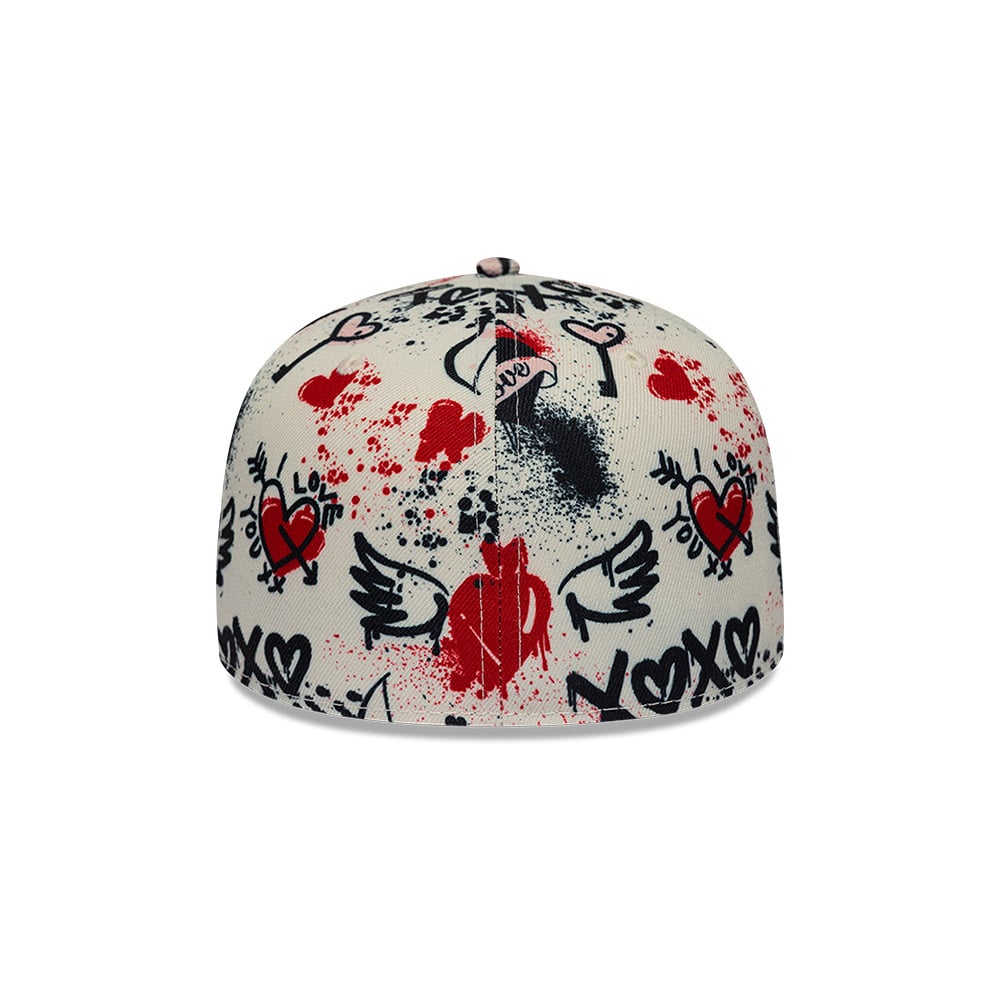 GORRA 59FIFTY NEW ERA BRANDED VALENTINES BEIGE - 4
